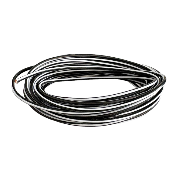 Kabel 1,5mm² (Schwarz/Weiß) 1M