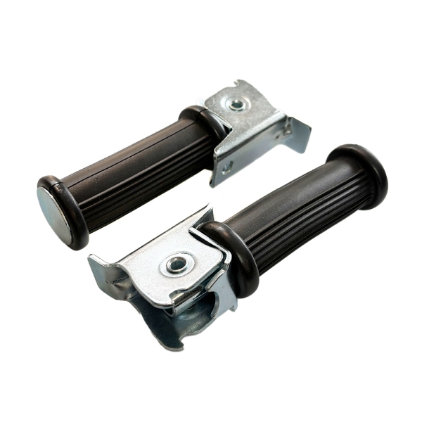 SET Soziusfußrasten (Längsriffelung), Simson S50, S51, S53, KR51, S70