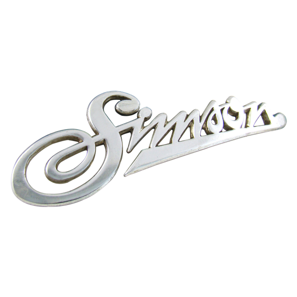 Firmenschild am Frontschild, Simson KR50