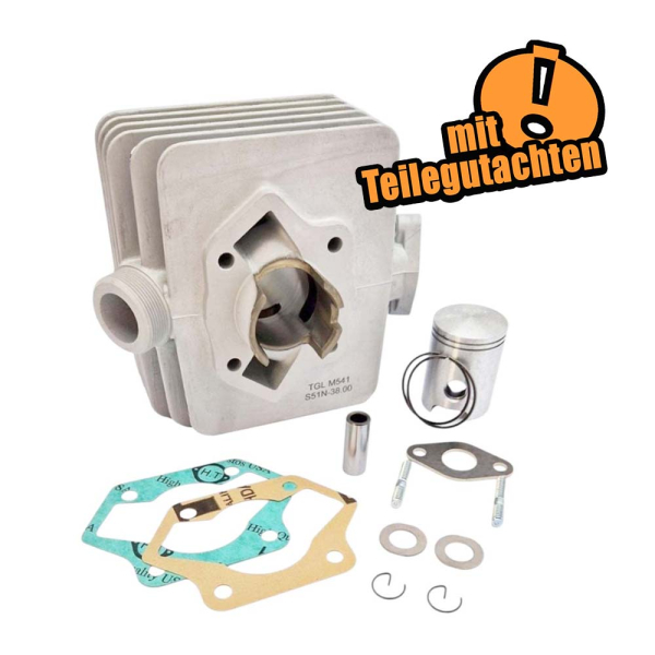 50cm³ Zylinder, Zylinderkit ZT50N TGL, Simson S51, SR50, KR51/2