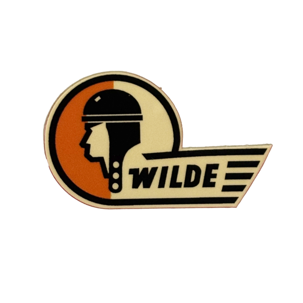 Klebefolie, Aufkleber für Helm "Wilde" (gerade)