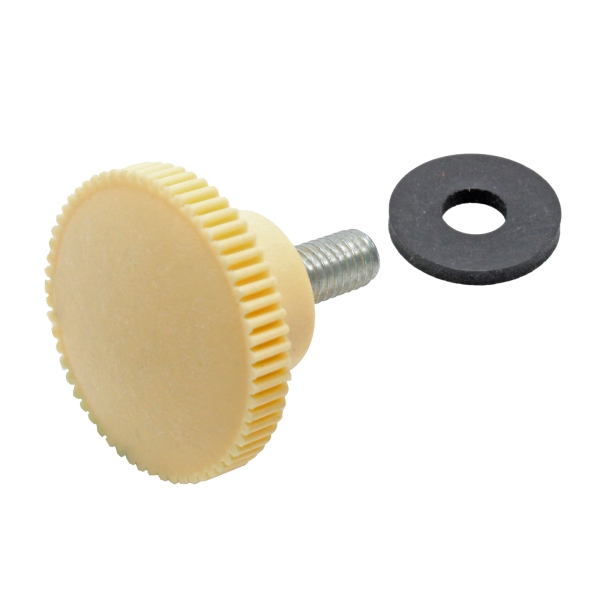 SET Rändelschraube M6 (elfenbein), Simson SR1, SR2, MZ ES175, ES250, ES300
