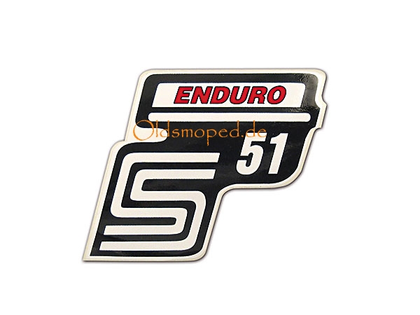 Schriftzug "S51 Enduro" (Rot)