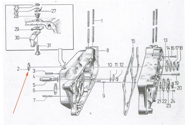 Wellendichtring für Kurbelwelle links (Blau) 20x35x7, Simson S51, S53, S70, SR50, KR51/2, MS50, E930