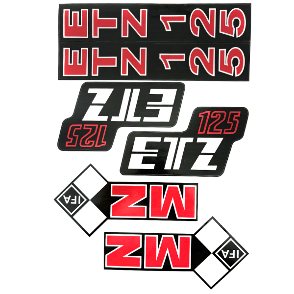 Aufkleber-Set, MZ ETZ125
