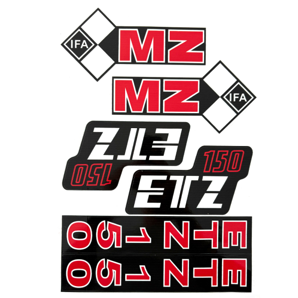 Aufkleber-Set, MZ ETZ150