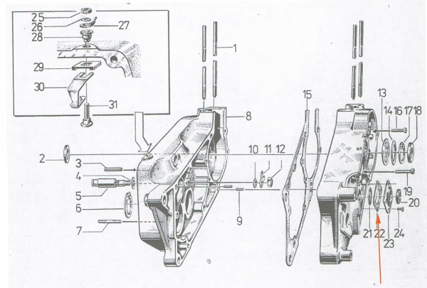 Dichtung (Dichtkappe), Simson S51, S53, KR51/2, SR50, SD50, MS50, E930