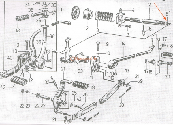 Rundring, O-Ring zur Kickstarterwelle (12x2), Simson S51, KR51/2, S53, SR50, S70, MS50, E930