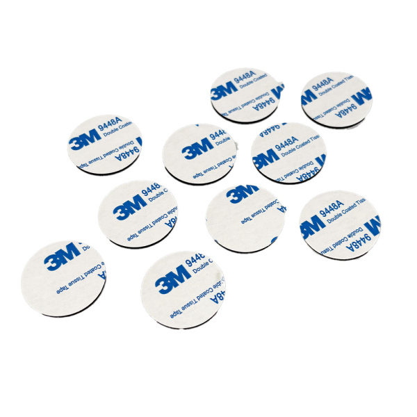 Klebepads, doppelseitig (schwarz), 10 Stück