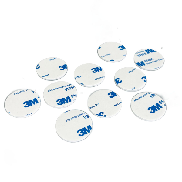 Klebepads doppelseitig (weiss), 10 Stück