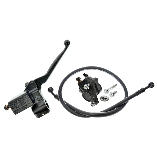 Handbremszylinder für Schnellgasgriff, Bremsschlauch 780mm, Simson S51, S53, S70, S83, SR50, SR80