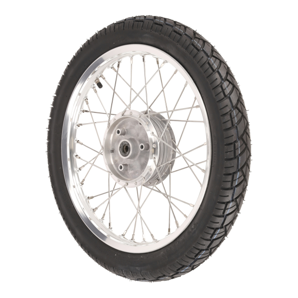 Komplettrad (vorn), Alufelge 1,60x16 mit VRM094, Simson S50, S51, S53, S70, KR51