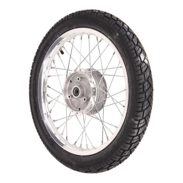 Komplettrad, Alufelge (vorn) 1,60x16 mit VRM094, Simson S50, S51, S53, S70, KR51, SR4-