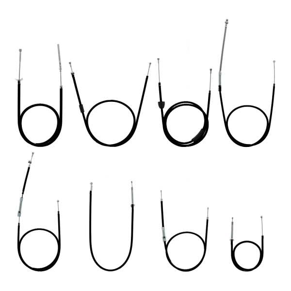 Bowdenzugsatz (schwarz), Simson KR51 mit Handschaltung