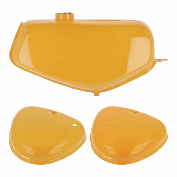 Komplettes Tank-Set in narzissengelb, Simson S50, S51, S70