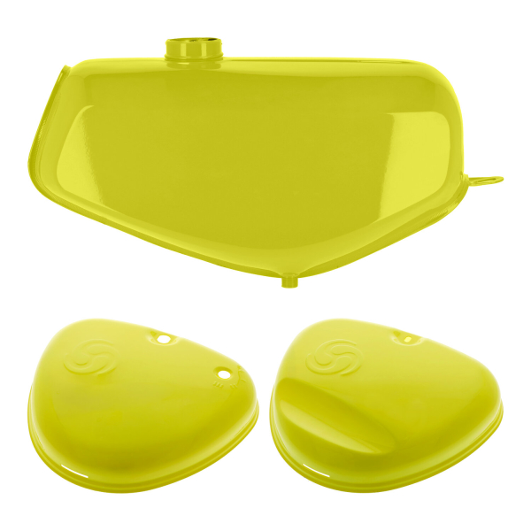 Komplettes Tank-Set in rapsgelb, Simson S51E, S70E