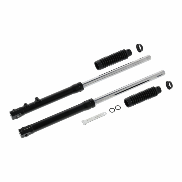 Telegabelholme für Scheibenbremse (schwarz seidenmatt), Simson S53, S83, MS50