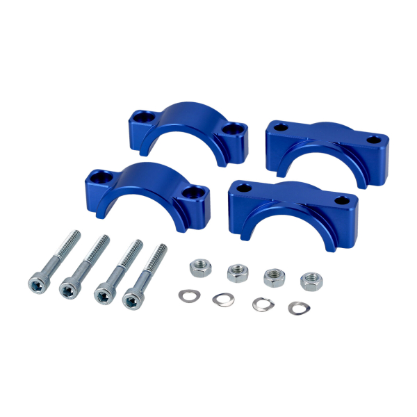 CNC Schutzblechhalter, Klemmbrücken (blau), Simson S50, S51, S70, SR50, SR80