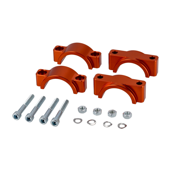 CNC Schutzblechhalter, Klemmbrücken (orange), Simson S50, S51, S70, SR50, SR80