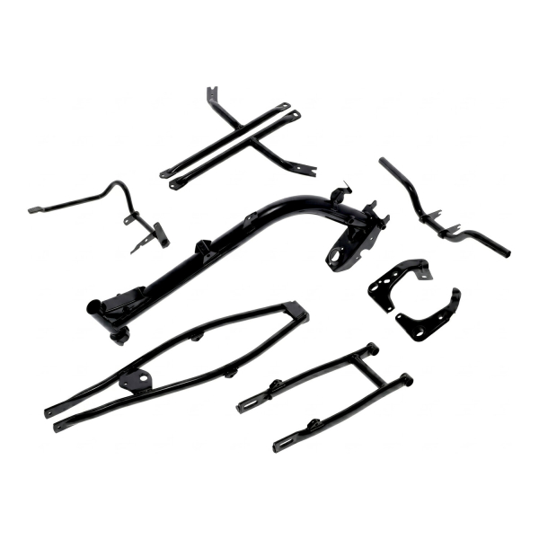 Ersatzrahmen-Baugruppe (schwarz), Simson S50, S51, S70