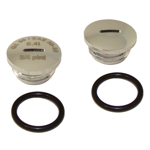 SET ALU Verschlußschrauben (Chrom), Simson S51, SR50, KR51/2, S53, S70, SD50, MS50