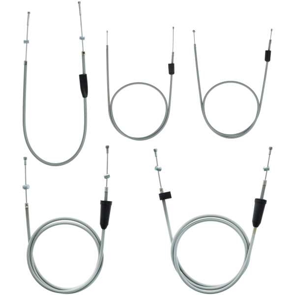 Bowdenzugsatz (grau), MZ TS125, TS150 mit Flachlenker