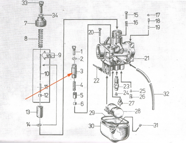 BVF Starterschieberkappe, Simson S50, S51, S53, SR50, KR51, SR4-2, SR4-3, SR4-4