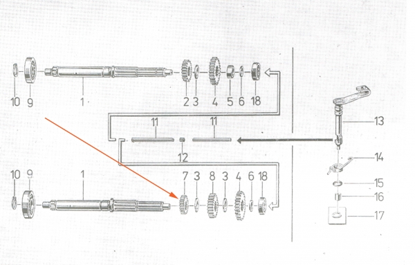 Festrad 2.Gang (16Z), Simson S51, S53, S70, SR50, SD50, KR51/2