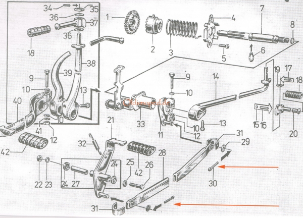 Splint (12x2), Simson SR50, SR80, MAW