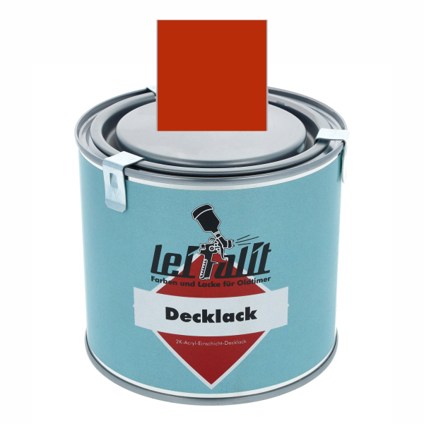 Lackfarbe Leifalit - flammenrot (0,5 Liter)