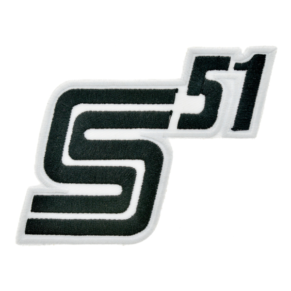 Patch zum Aufnähen oder Aufbügeln, Motiv: S51
