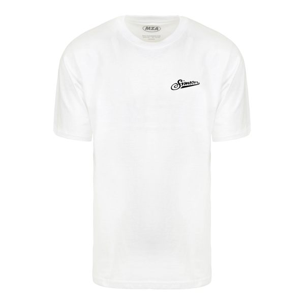 T-Shirt (weiß), Motiv: SIMSON - 100% Baumwolle