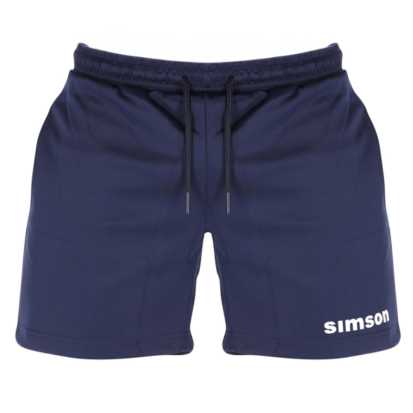 Sporthose kurz, Farbe: navyblau - Motiv: SIMSON