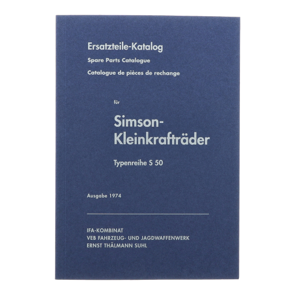 Ersatzteilkatalog, Simson S50