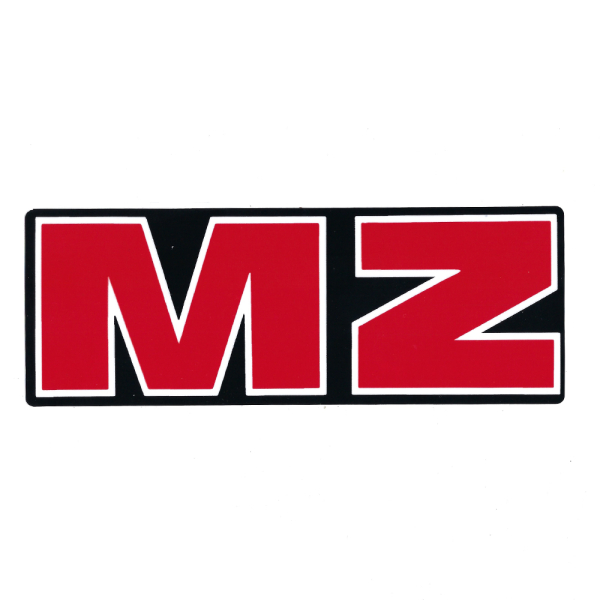 Klebefolie, Aufkleber, Schriftzug MZ