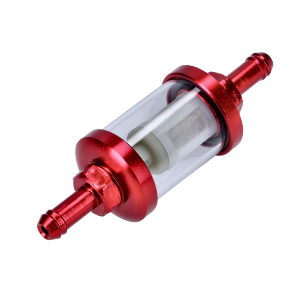 Benzinfilter, Filtereinheit Ø7 (rot), Simson S50, S51, S53, S70, SR50