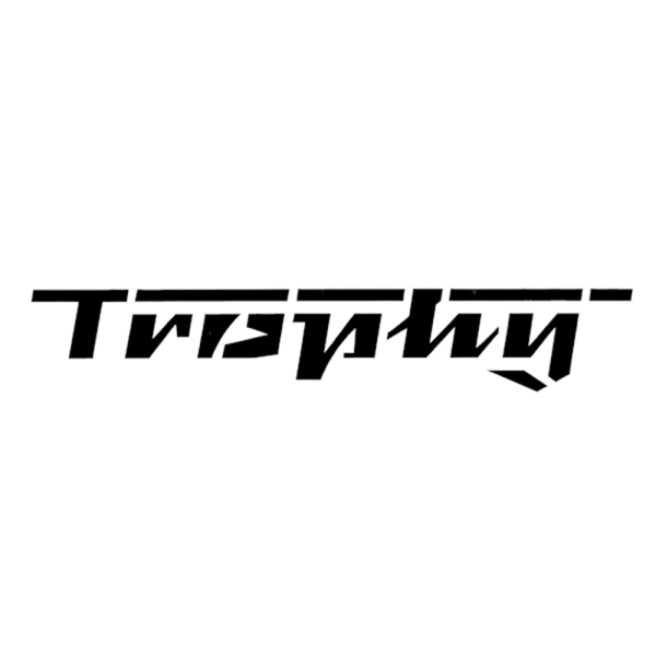 Klebefolie, Aufkleber für Kraftstoffbehälter TROPHY (groß) , MZ ES250/1