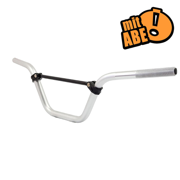 ZT Tuning Lenker mit ABE, Crosslenker (Silber), Simson S51, S53, S70