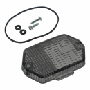 Blinkerkappe, Lichtaustritt, eckig (rauchgrau), Simson SR50, SR80, ETZ