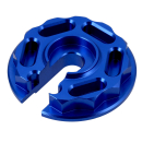 CNC Steckscheibe, Stützring (blau) "Racing Optik", Simson S51, S70