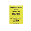 Aufkleber, Typenbezeichnung, Anhänger WBD