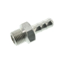 Aluminium-Schlauchanschluss, Anschlussstück, Simson SR1, SR2, KR50, S50, S51, S70, SR50, SR80, KR51, SR4-2, SR4-3, SR4-4