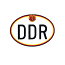 Klebefolie, Nostalgie Aufkleber "DDR" (50x35)