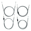 Bowdenzugsatz (grau), Simson S50 - kurzer Starterhebel