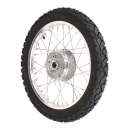 Winter-Komplettrad (vorn), Alufelge 1,50x16, Simson S50, S51, S53, S70, KR51