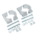 Schutzblechhalter, Klemmbrücken mit Normteilen (silber-matt), Simson S50, S51, S70, SR50, SR80