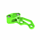 CNC-gefräster Halter für Bremsschlauch (grün), Simson S50, S51, S53, S70