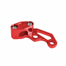 CNC-gefräster Halter für Bremsschlauch (rot), Simson S50, S51, S53, S70
