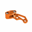 CNC-gefräster Halter für Bremsschlauch (orange), Simson S50, S51, S53, S70
