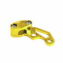 CNC-gefräster Halter für Bremsschlauch (gold), Simson S50, S51, S53, S70